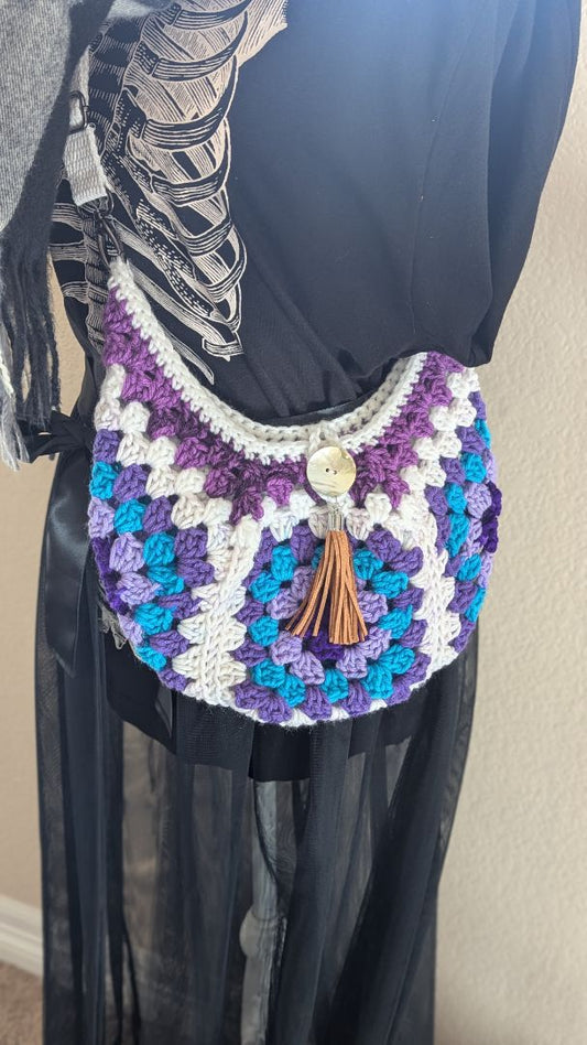 Crochet bum bags