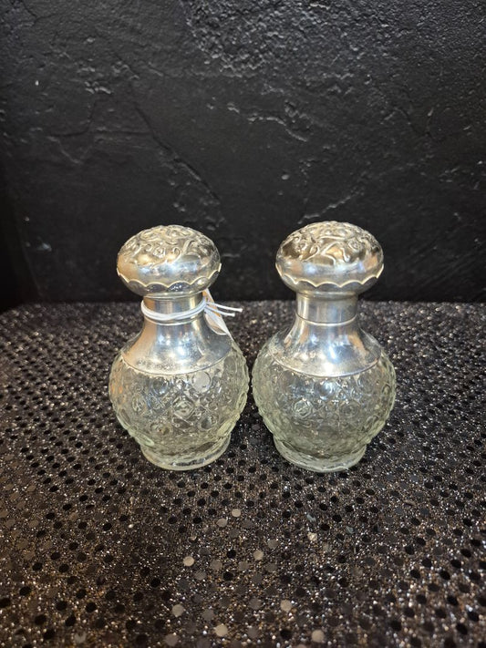 Vintage Avon Glass Perfume Bottles set of 2