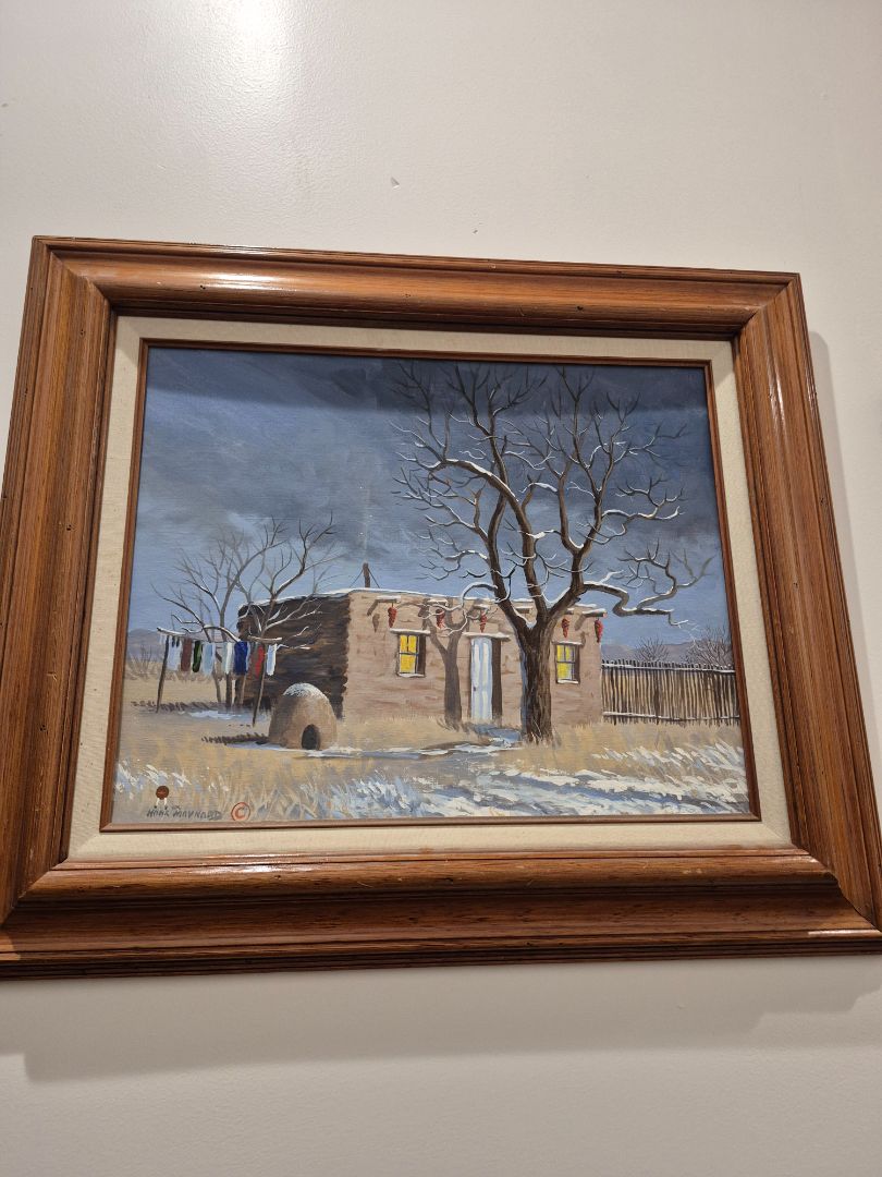 Signed Hank Maynard Montana Artist Southwest Painting