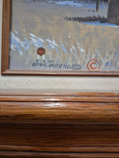 Signed Hank Maynard Montana Artist Southwest Painting