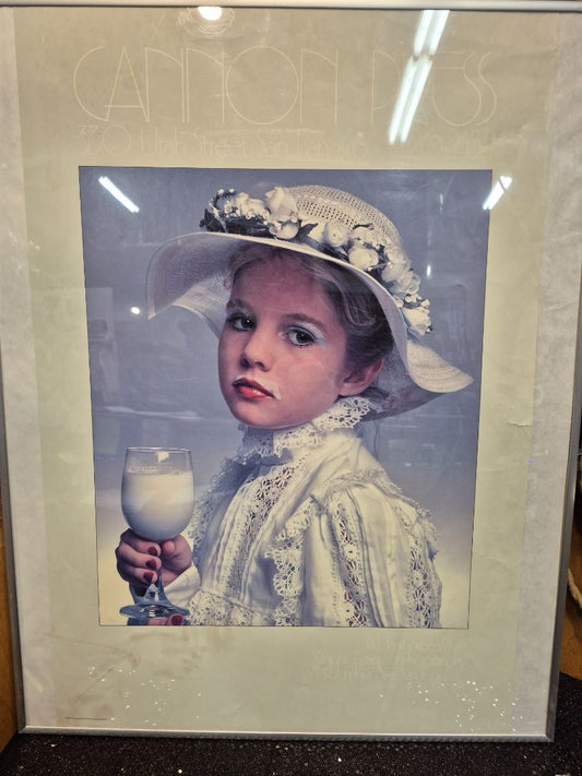 Cannon Press Girl with milk mustache