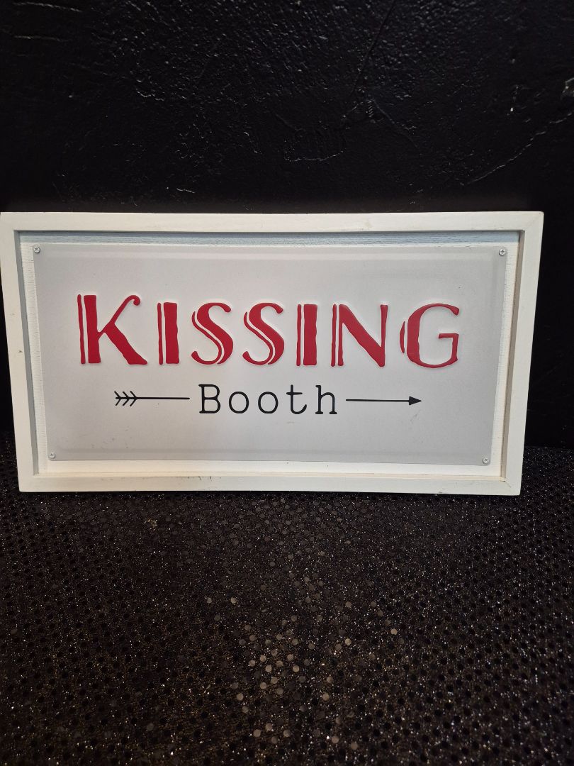 Kissing Booth Sign