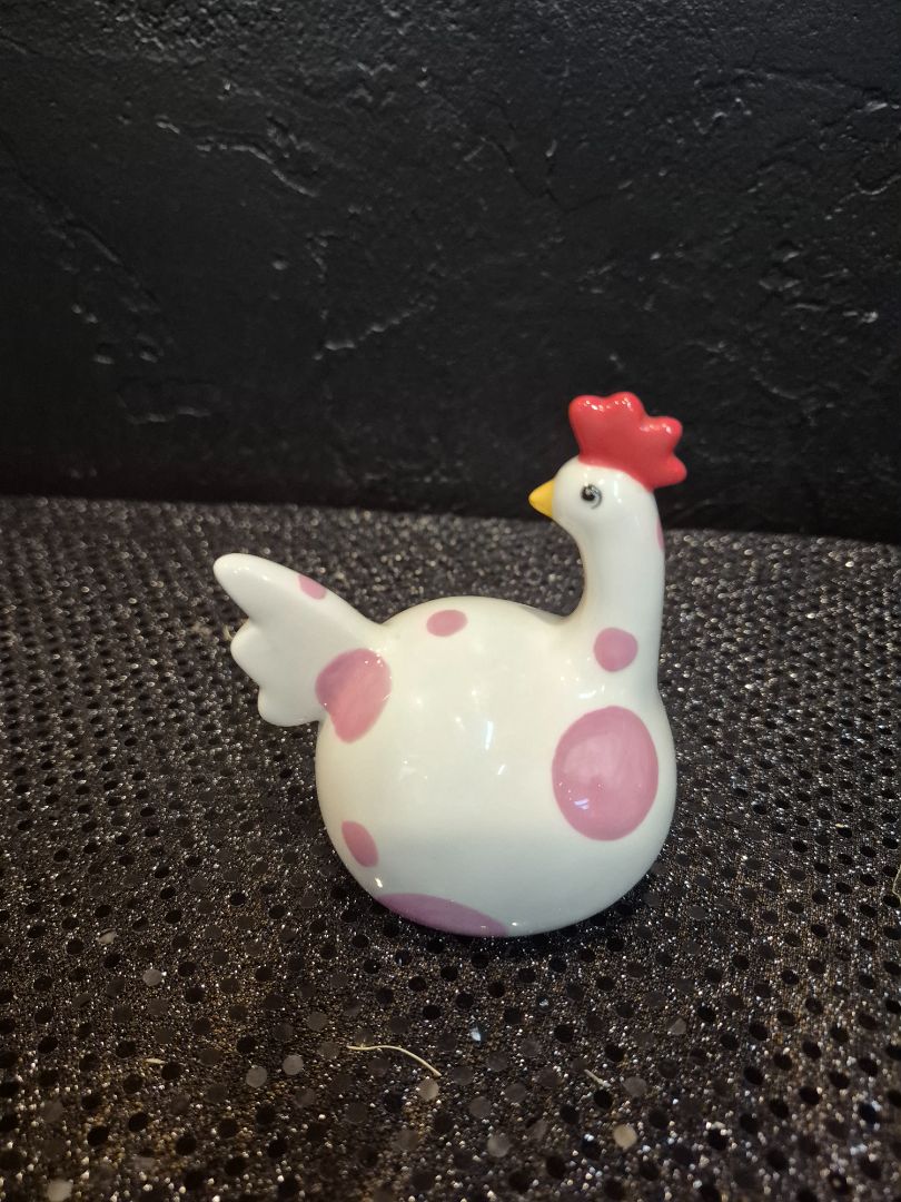 CBK Styles White and Pink Polka Dots
