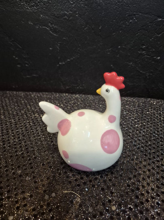 CBK Styles White and Pink Polka Dots