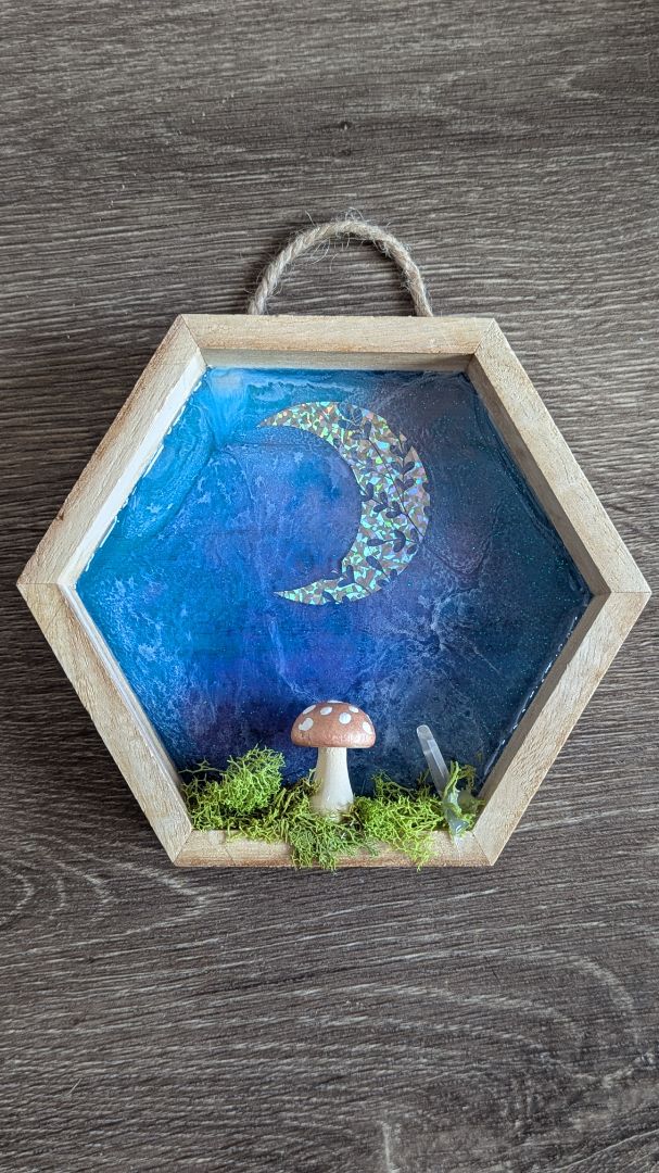 Mushroom wall hanging