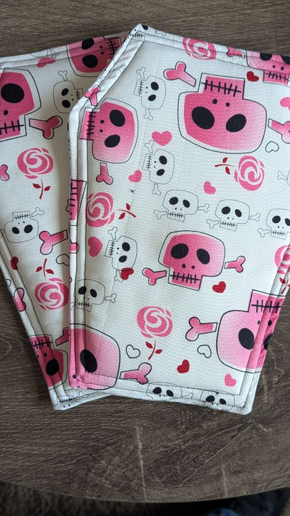 Coffin and pot holders set of two