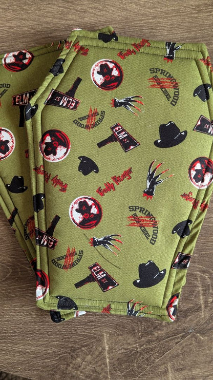 Coffin and pot holders set of two