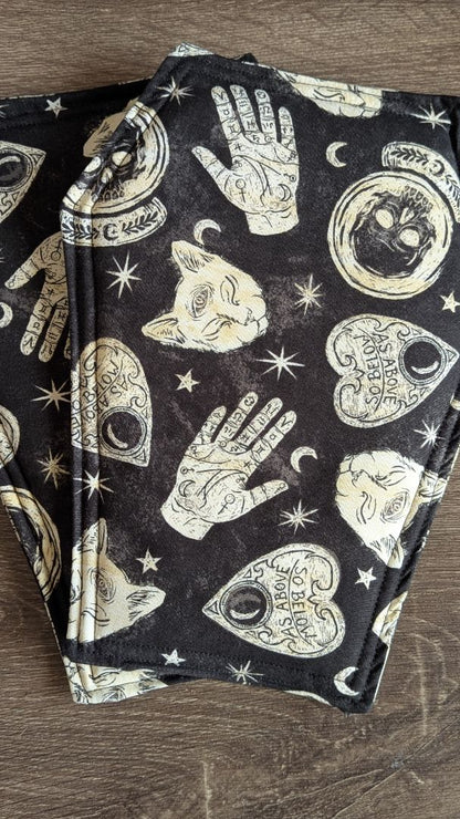 Coffin and pot holders set of two