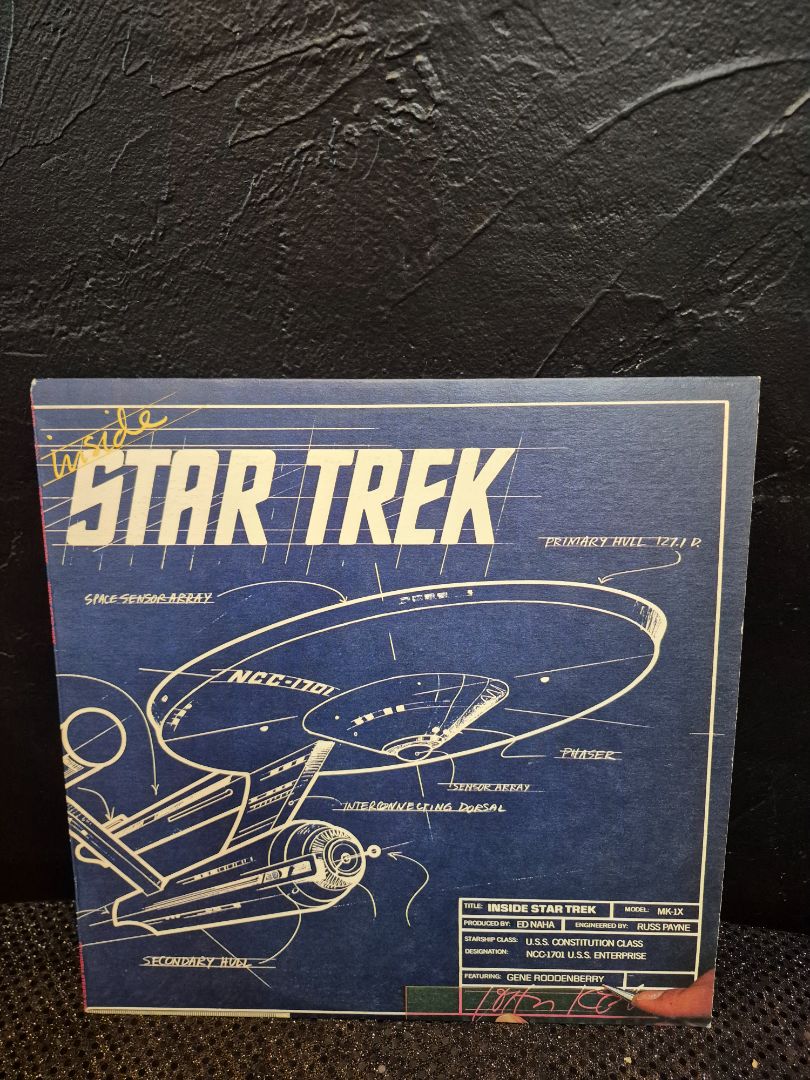 Vintage Star Trek Gene Roddenberry Promo LP Vinyl 1976