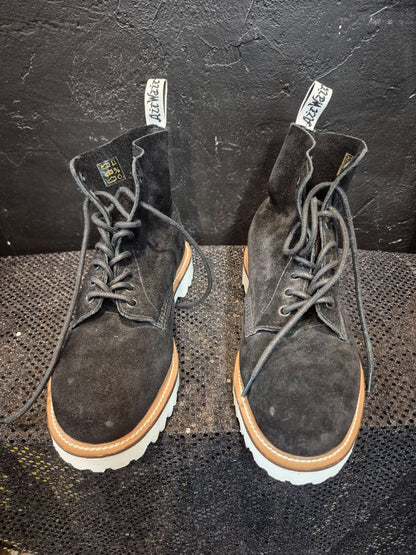 Doc Marents Black Suede Boots (size 8)