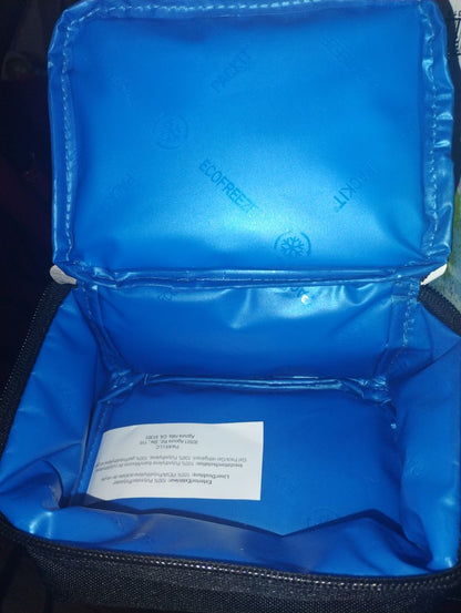 Black Packit Freezable Snack Pack