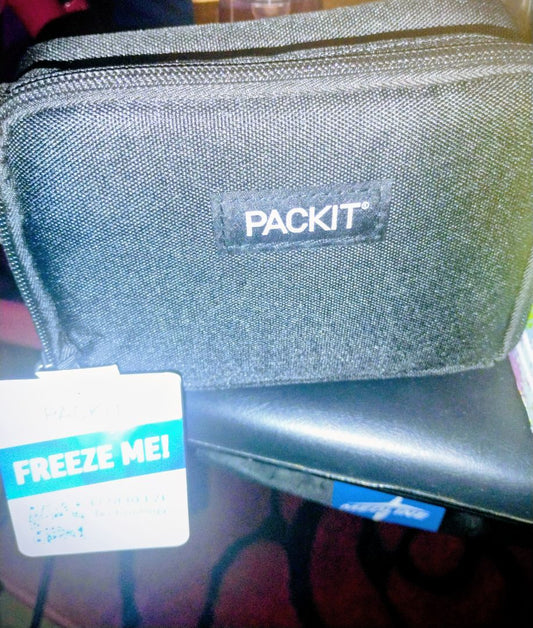 Black Packit Freezable Snack Pack