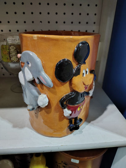 AS IS: Rim Chip Disney land Handmade Planter