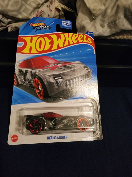 Translucent w/ Red  HotWheels: Nerve Hammer