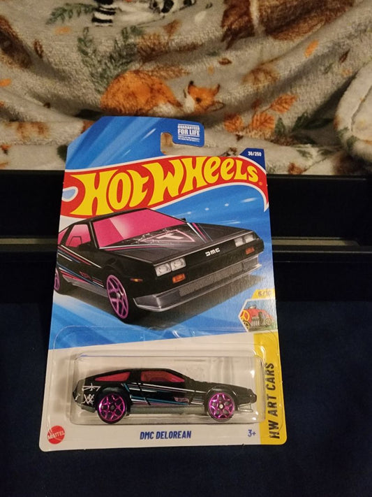 Black  HotWheels: DMC Delorean