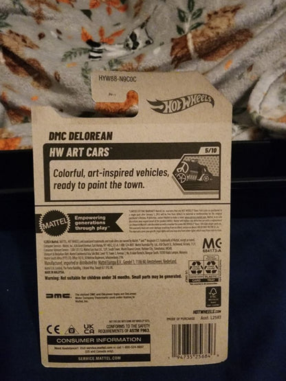 Black  HotWheels: DMC Delorean