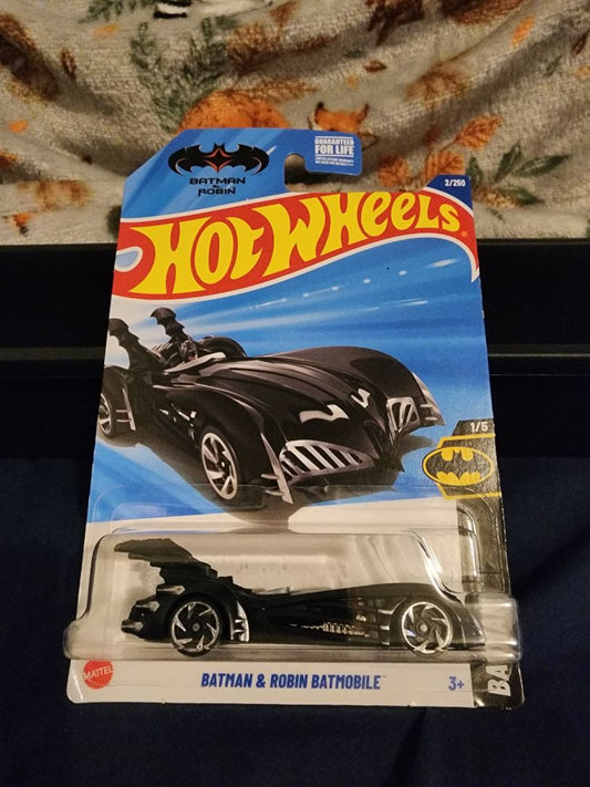 Black  HotWheels: Batman & Robin Batmobile