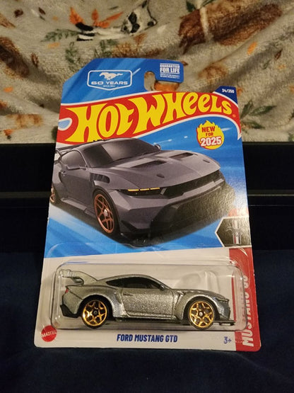 Gray  HotWheels: Ford Mustang GTD