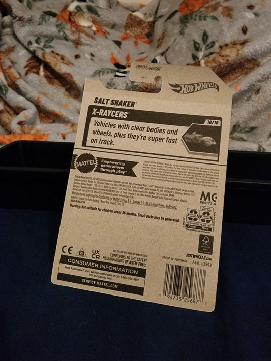 Green & Yellow  HotWheels: Salt Shaker