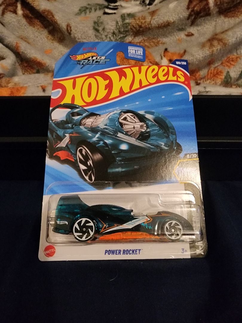 Blue  HotWheels: Power Rocket