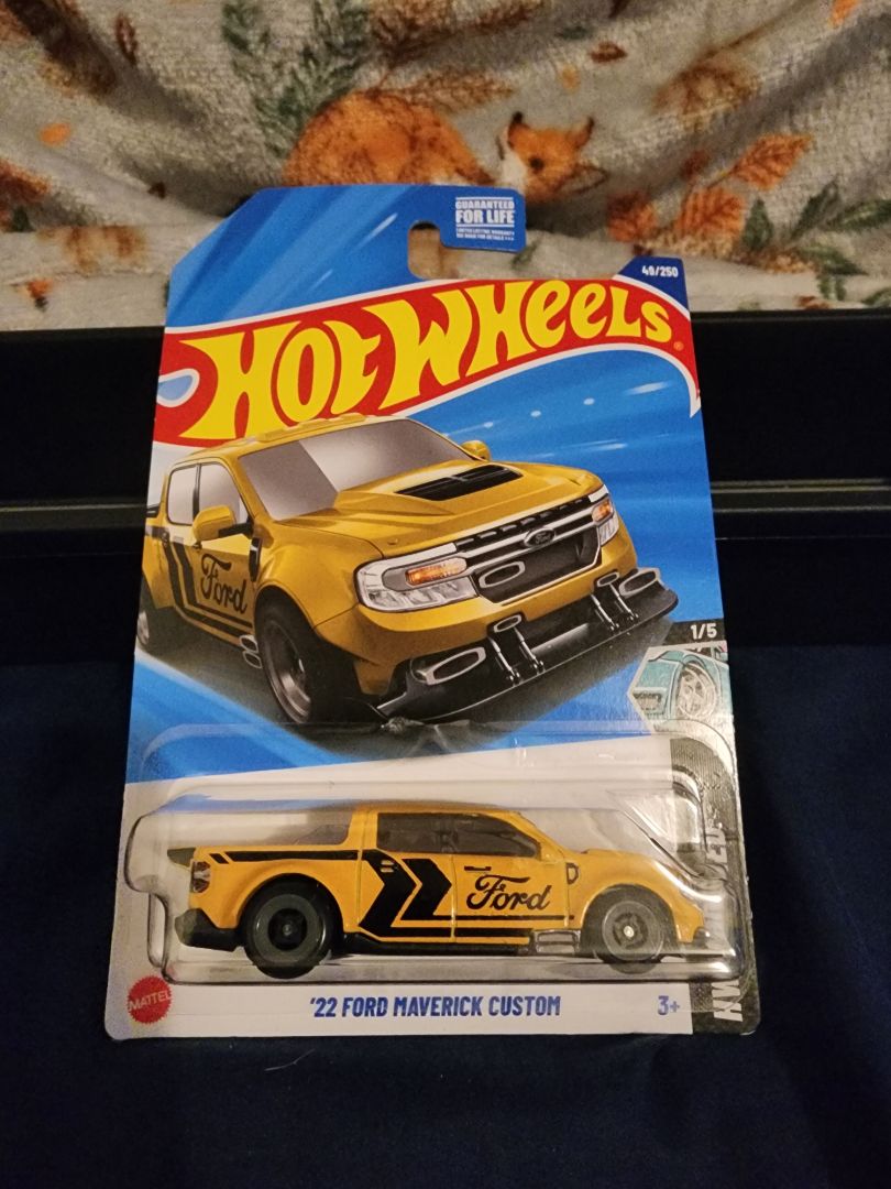 Yellow & Black  HotWheels: 22 Ford Maverick Custom