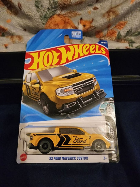 Yellow & Black  HotWheels: 22 Ford Maverick Custom