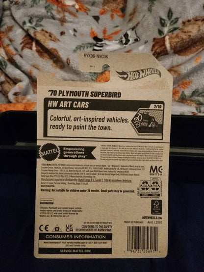 Red  HotWheels: 70 Plymouth Superbird