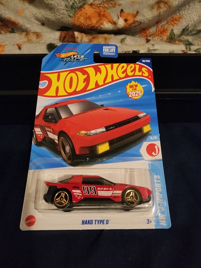 Red  HotWheels: Hako Type D