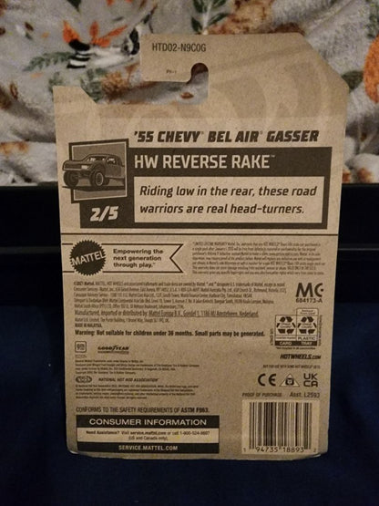 Burgundy  Hot Wheels: 55 Chevy Bel Air Gasser