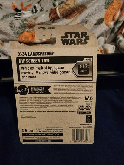 Orange  HotWheels: X-34 Landspeeder