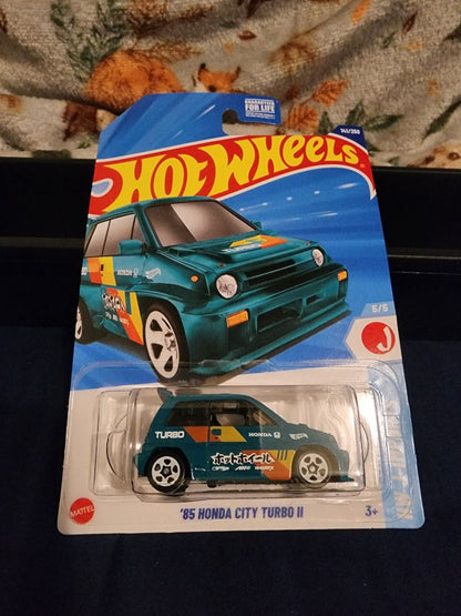 Teal  HotWheels: 85 Honda City Turbo ll
