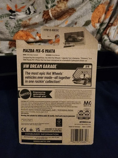 Metallic Gray  HotWheels: Mazda MX-5 Miata
