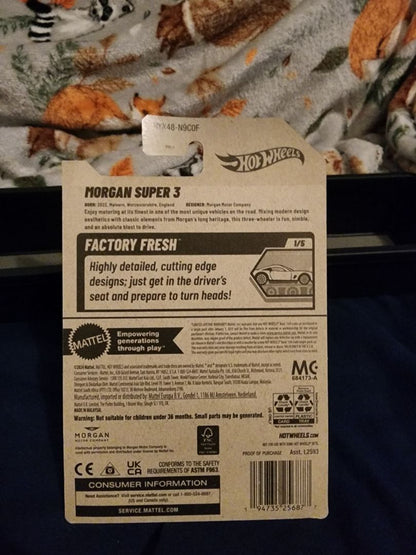 Orange  HotWheels: Morgan Super 3