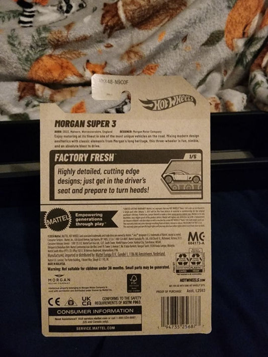 Orange  HotWheels: Morgan Super 3