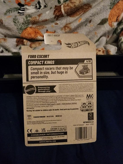 Black  HotWheels: Ford Escort