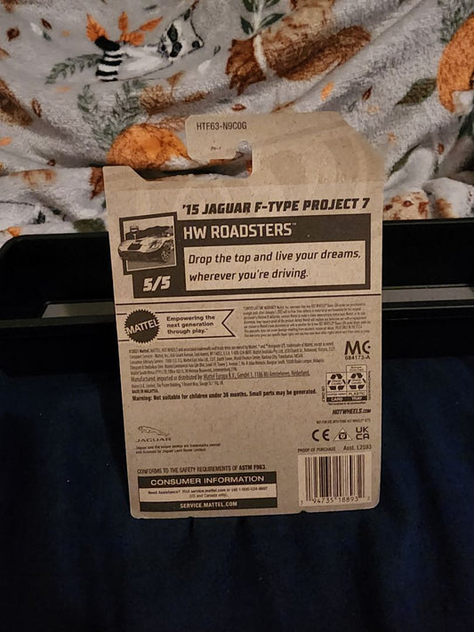 Gold Yellow  HotWheels: 15 Jaguar F-Type Project 7
