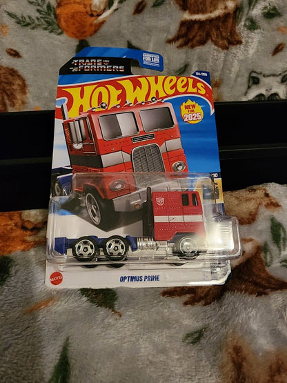 Red & Blue  HotWheels: Transformers Optimus Prime