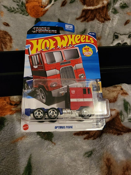 Red & Blue  HotWheels: Transformers Optimus Prime