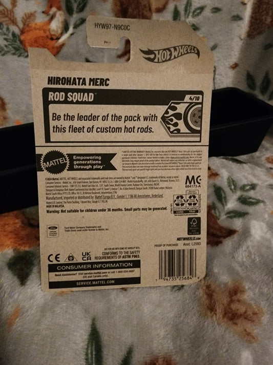 Purple & White  HotWheels: Hirohata Merc