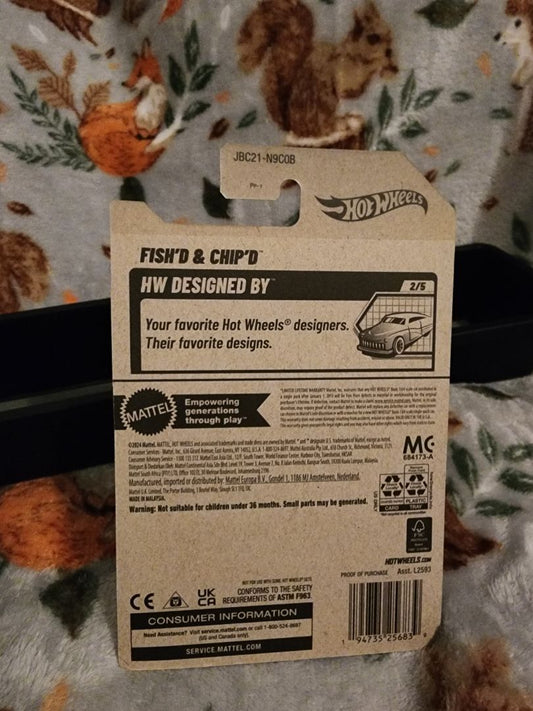 Brown & Beige  HotWheels: Fish'D & Chip'D