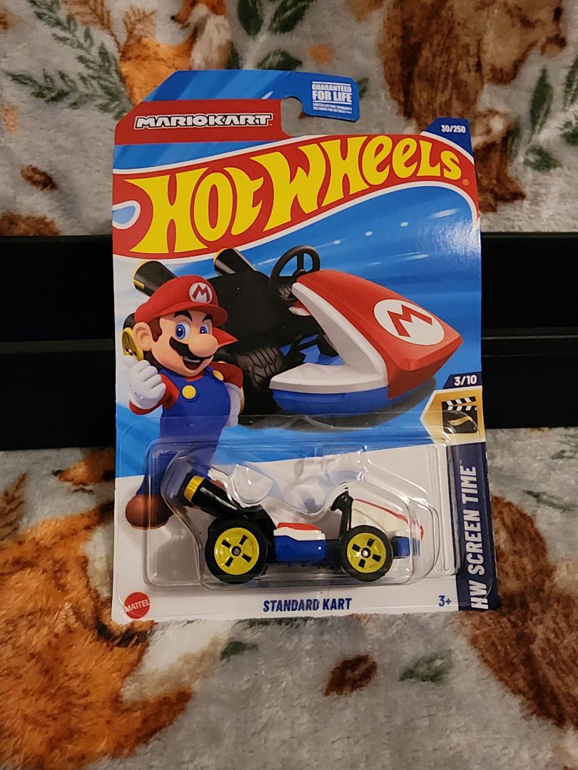 Red, Blue & White  HotWheels: Mario Kart Standard Kart