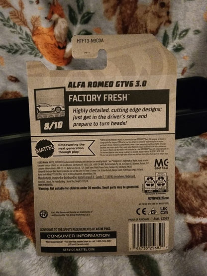 Dark Blue  HotWheels: Alfa Romeo GTV6 3.0