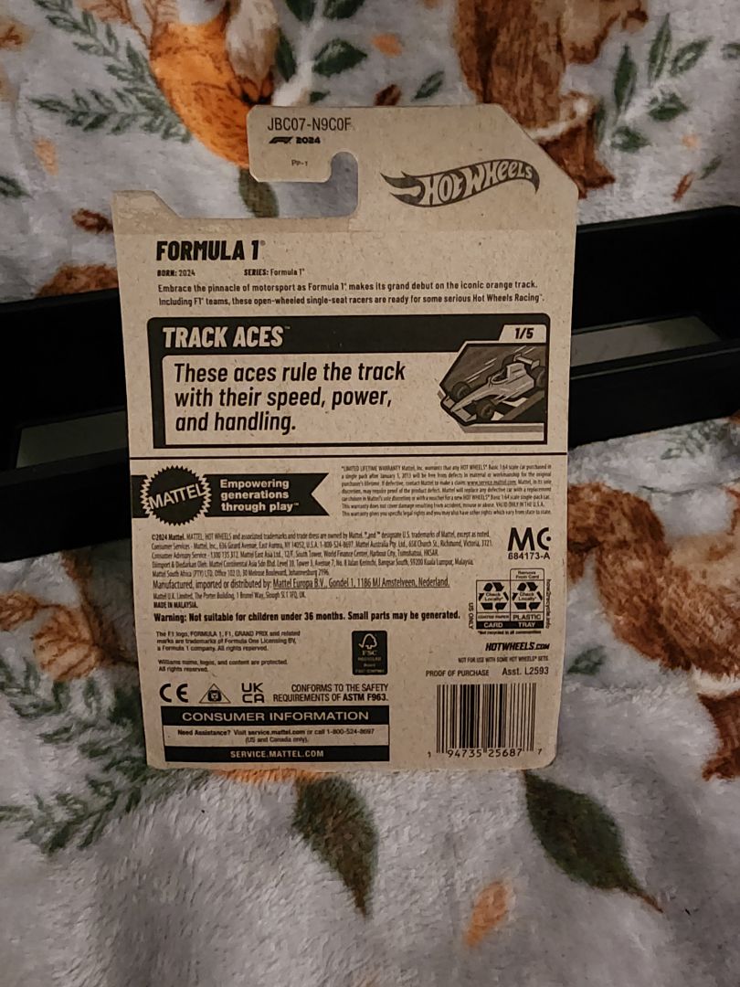 Dark Blue  HotWheels: Willams Racing