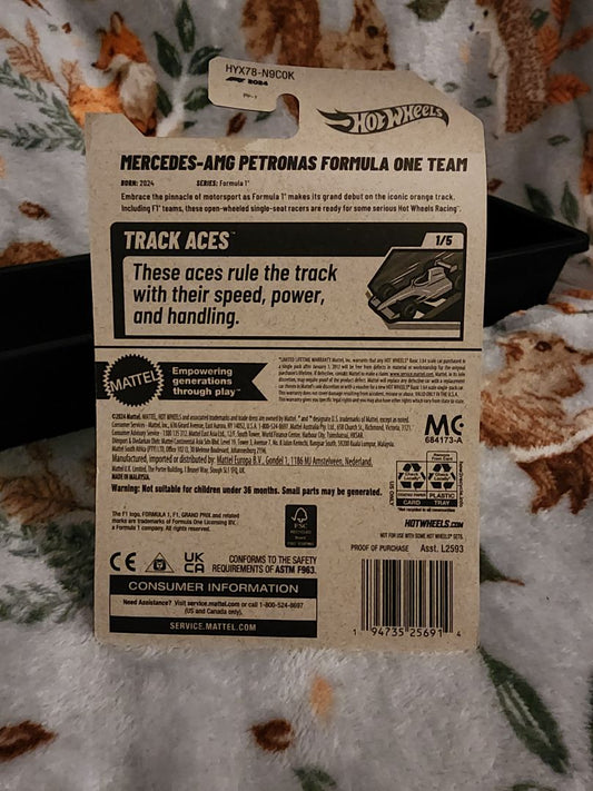 Black  HotWheels: Mercedes-AMG Petronas Formula One Team