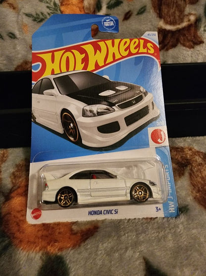 White  HotWheels: Honda Civic Si