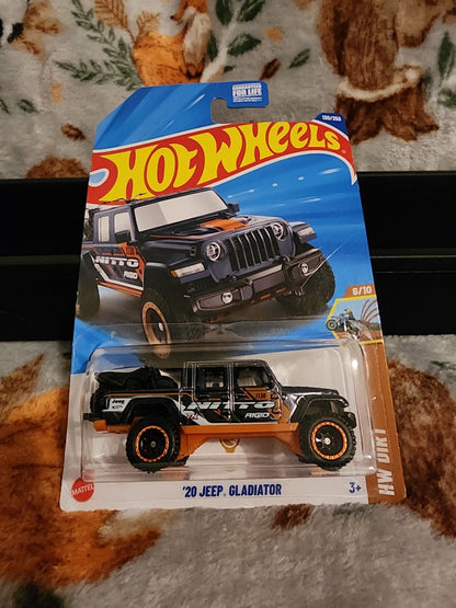 Black & Orange  HotWheels: 20 Jeep Gladiator