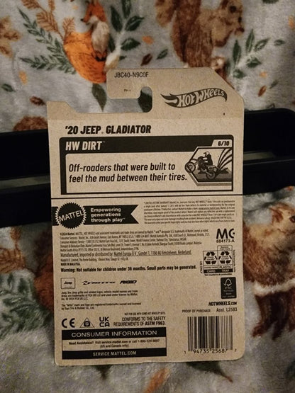 Black & Orange  HotWheels: 20 Jeep Gladiator