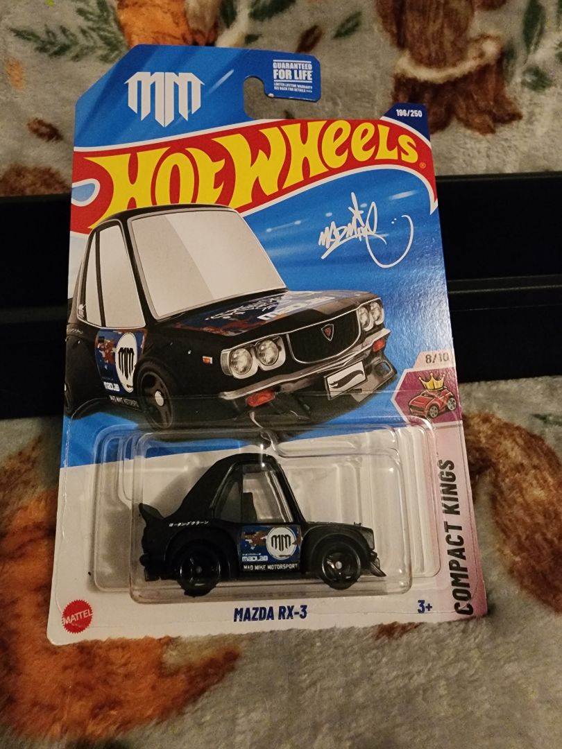 Black  Hot Wheels: Mazda RX-3