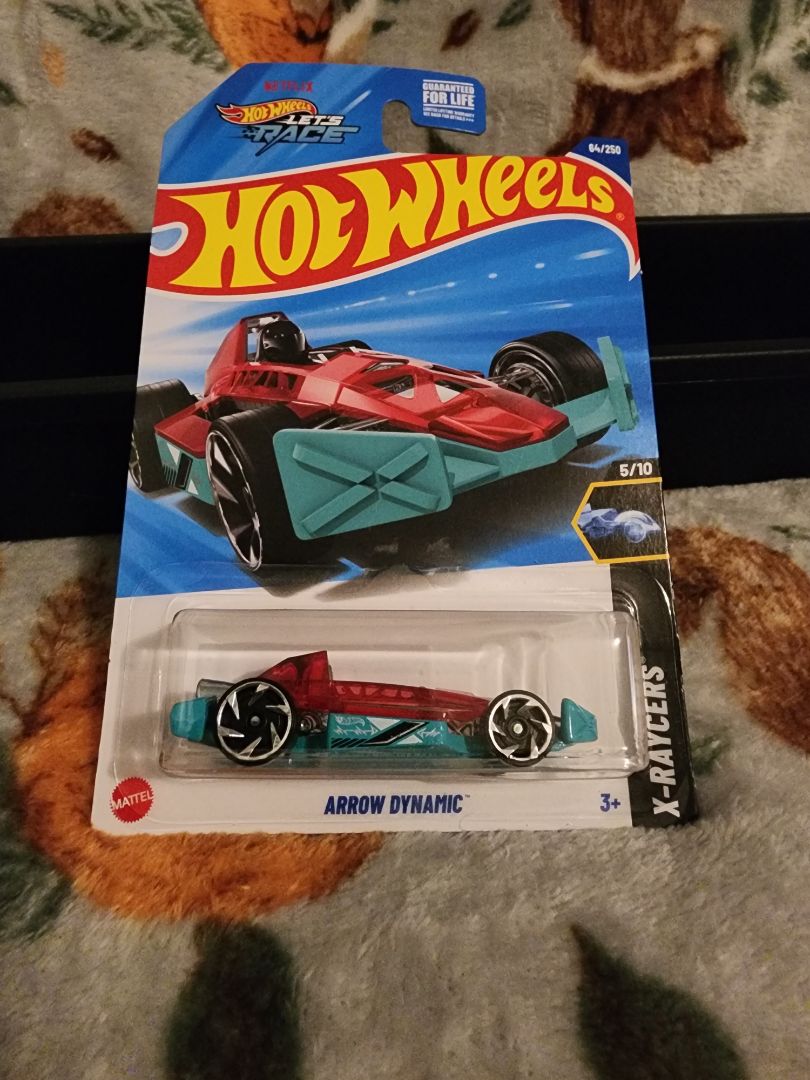 Transparent Pink & Teal  HotWheels: Arrow Dynamic