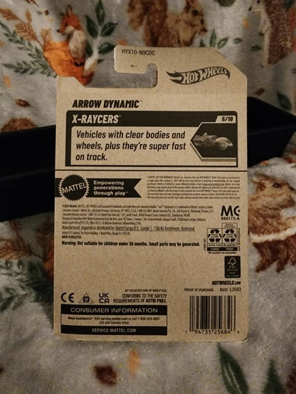 Transparent Pink & Teal  HotWheels: Arrow Dynamic